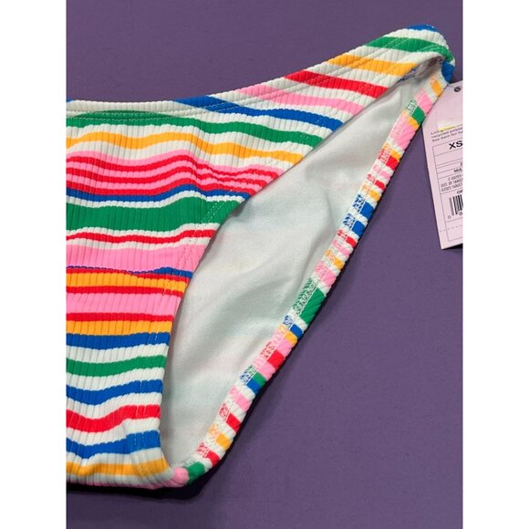 Wild Fable - Women's Ribbed Low-Rise High Leg Cheeky Bikini Bottom - XS(0-2) - Picture 14 of 14